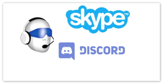 Discord Skype Ventrillo